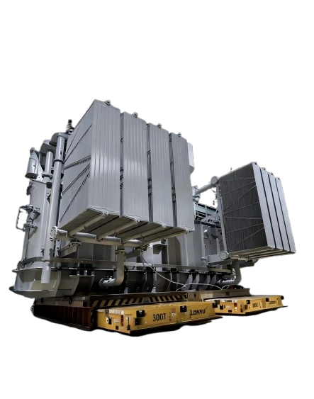 600-тонный транспортный трансформатор с двойной тягой AGV